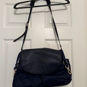 Tory Burch Dark Blue Crossbody DIAPER Bag